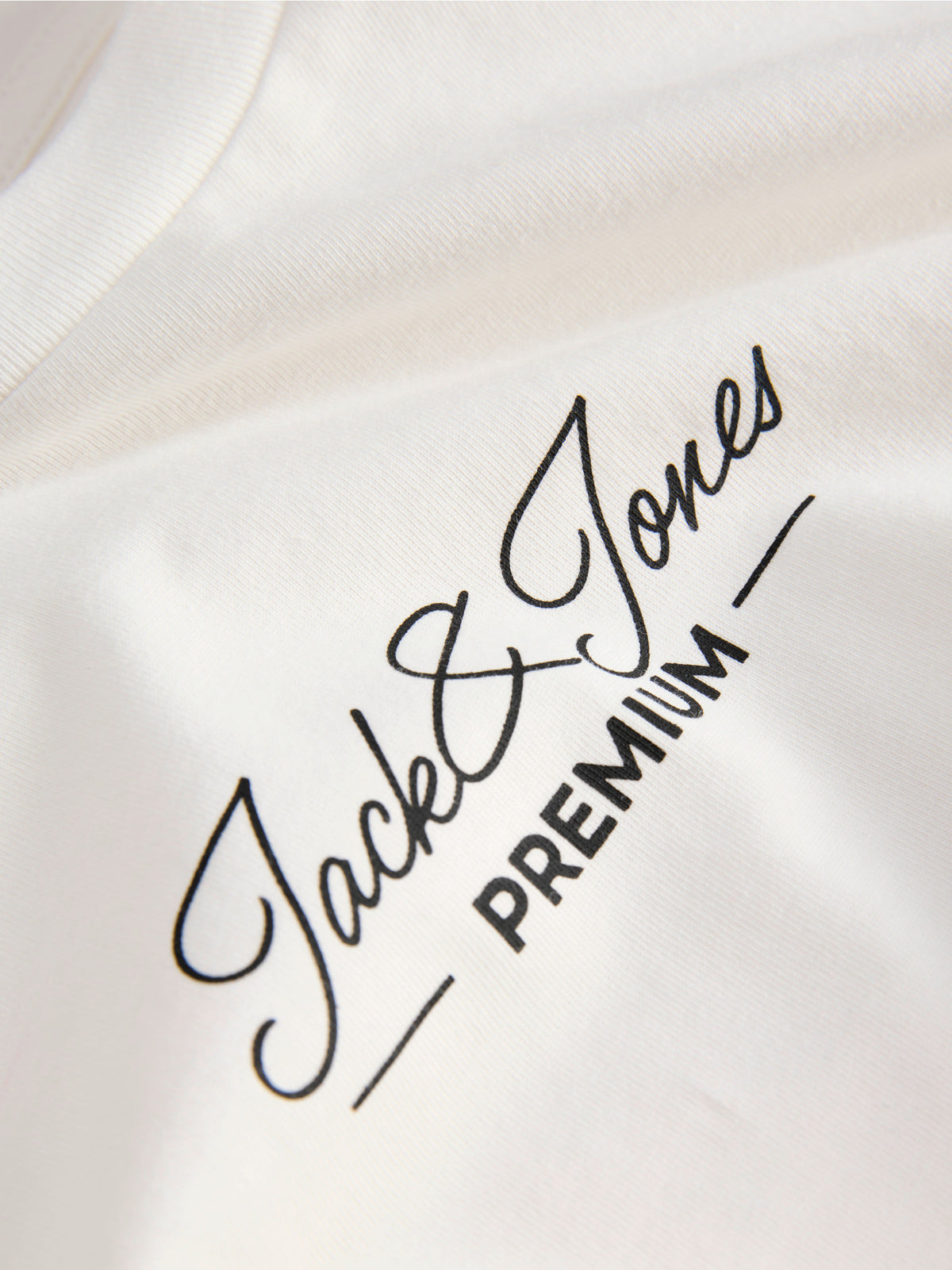 T-shirt Jack & Jones Lucas Bianco maniche lunghe 12313108 /Cloud Dancer JACK & JONES 