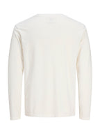 T-shirt Jack & Jones Lucas Bianco maniche lunghe 12313108 /Cloud Dancer JACK & JONES 