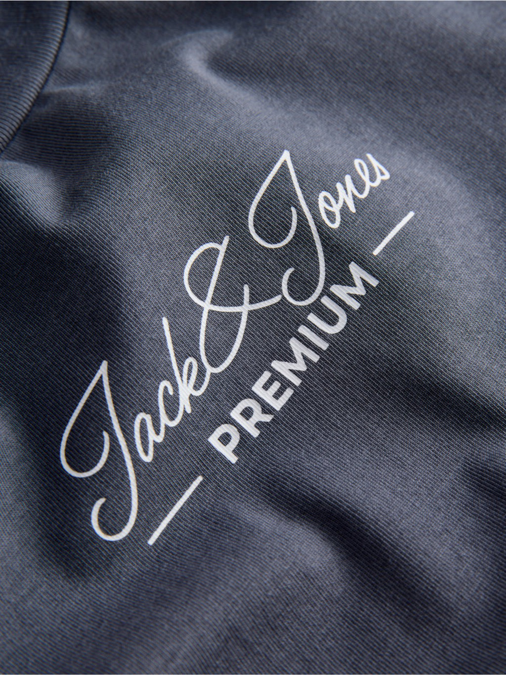 T-shirt Jack & Jones Lucas grigio maniche lunghe 12313108 /Turbulence JACK & JONES 
