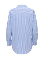 Camicia JDY Mio Celeste a righe verticali 15149877 /CASHMERE BLUE CLOUD DANCER AND JDY 