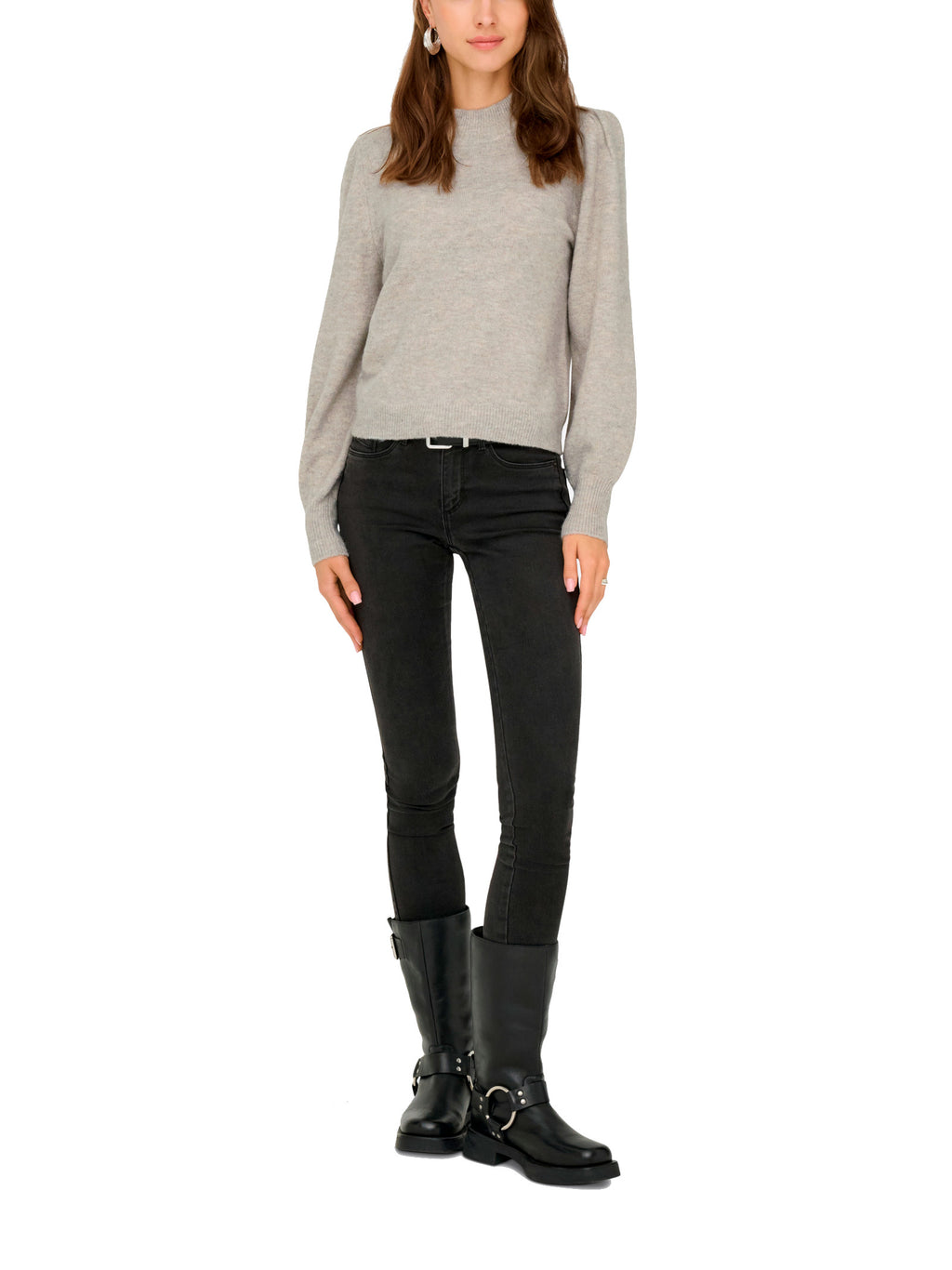 Maglia JDY Rue Beige 15216638 /Chateau Gray JDY 