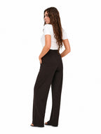 Pantalone JDY Marrone Catia a palazzo 15221238 /Chocolate Torte JDY 
