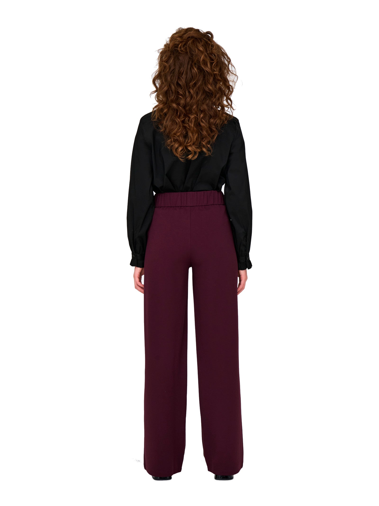 Pantalone JDY Bordeaux Catia a palazzo 15221238 /Winetasting JDY 
