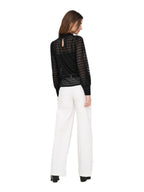 Blusa JDY Veri Nero girocollo 15268408 /Black JDY 