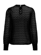 Blusa JDY Veri Nero girocollo 15268408 /Black JDY 