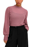 Blusa JDY Veri Vinaccia girocollo 15268408 /Grape Shake JDY 
