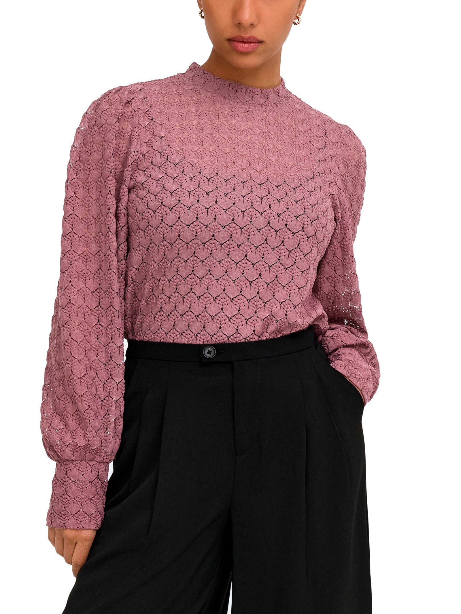 Blusa JDY Veri Vinaccia girocollo 15268408 /Grape Shake JDY 