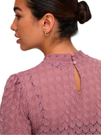 Blusa JDY Veri Vinaccia girocollo 15268408 /Grape Shake JDY 