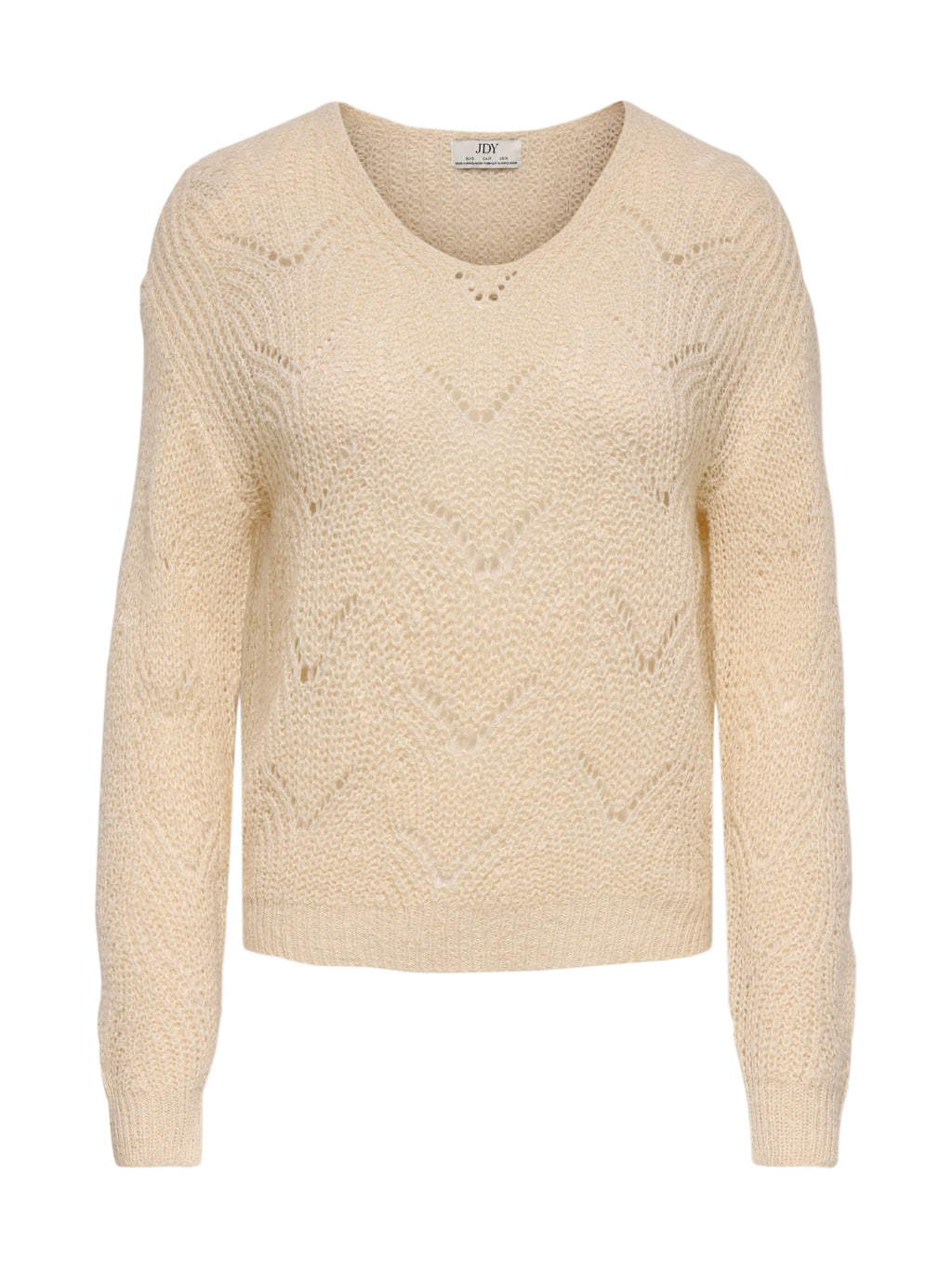 Maglia JDY Badut Crema traforata 15302387 /Crème Brûlée JDY 