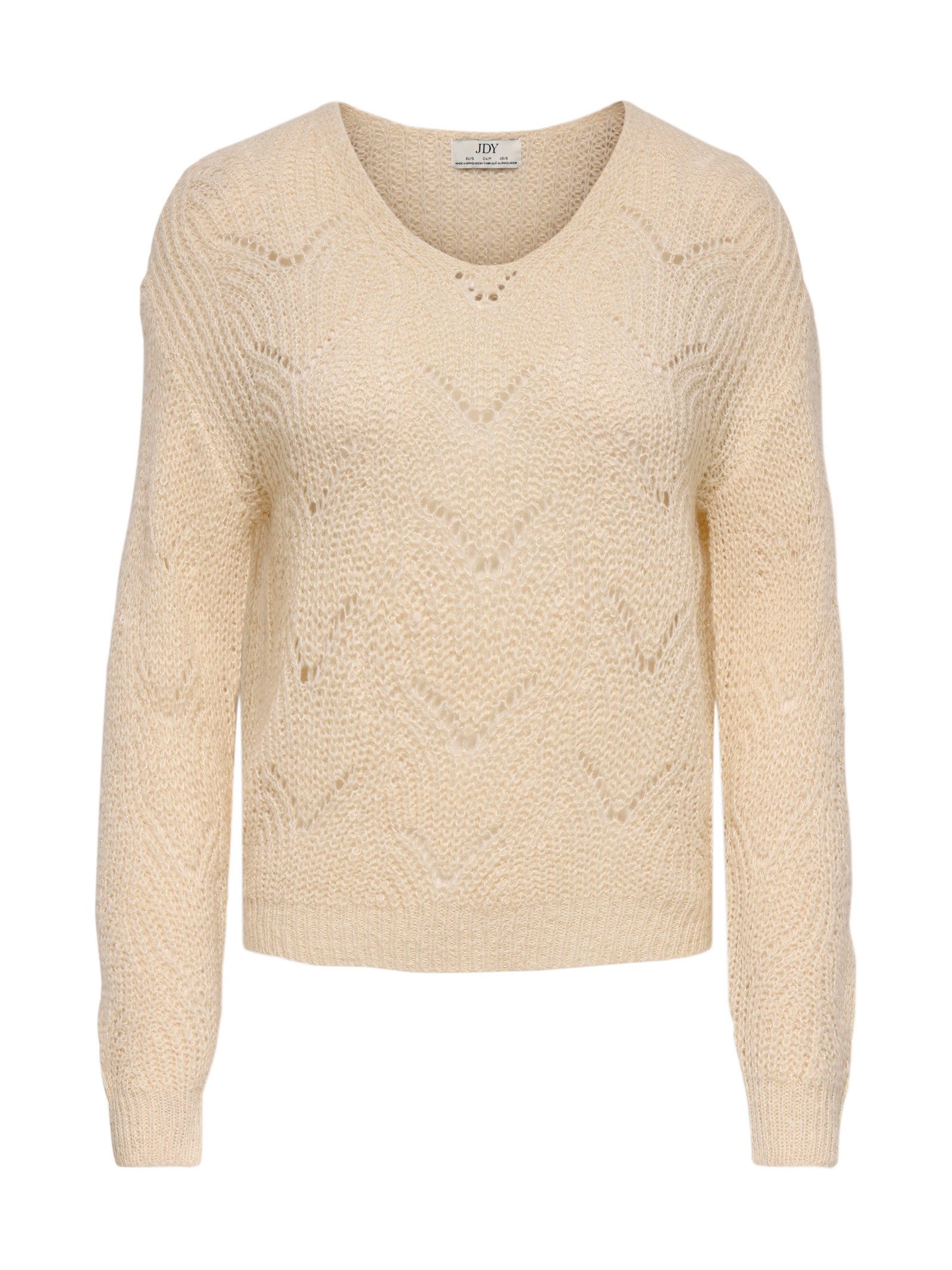 Maglia JDY Badut Crema traforata 15302387 /Crème Brûlée JDY 