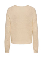 Maglia JDY Badut Crema traforata 15302387 /Crème Brûlée JDY 