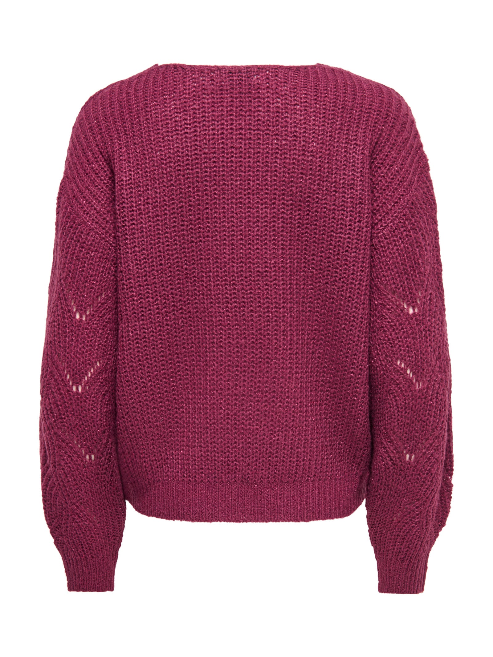 Maglia JDY Badut Bordeaux traforata 15302387 /Windsor Wine JDY 