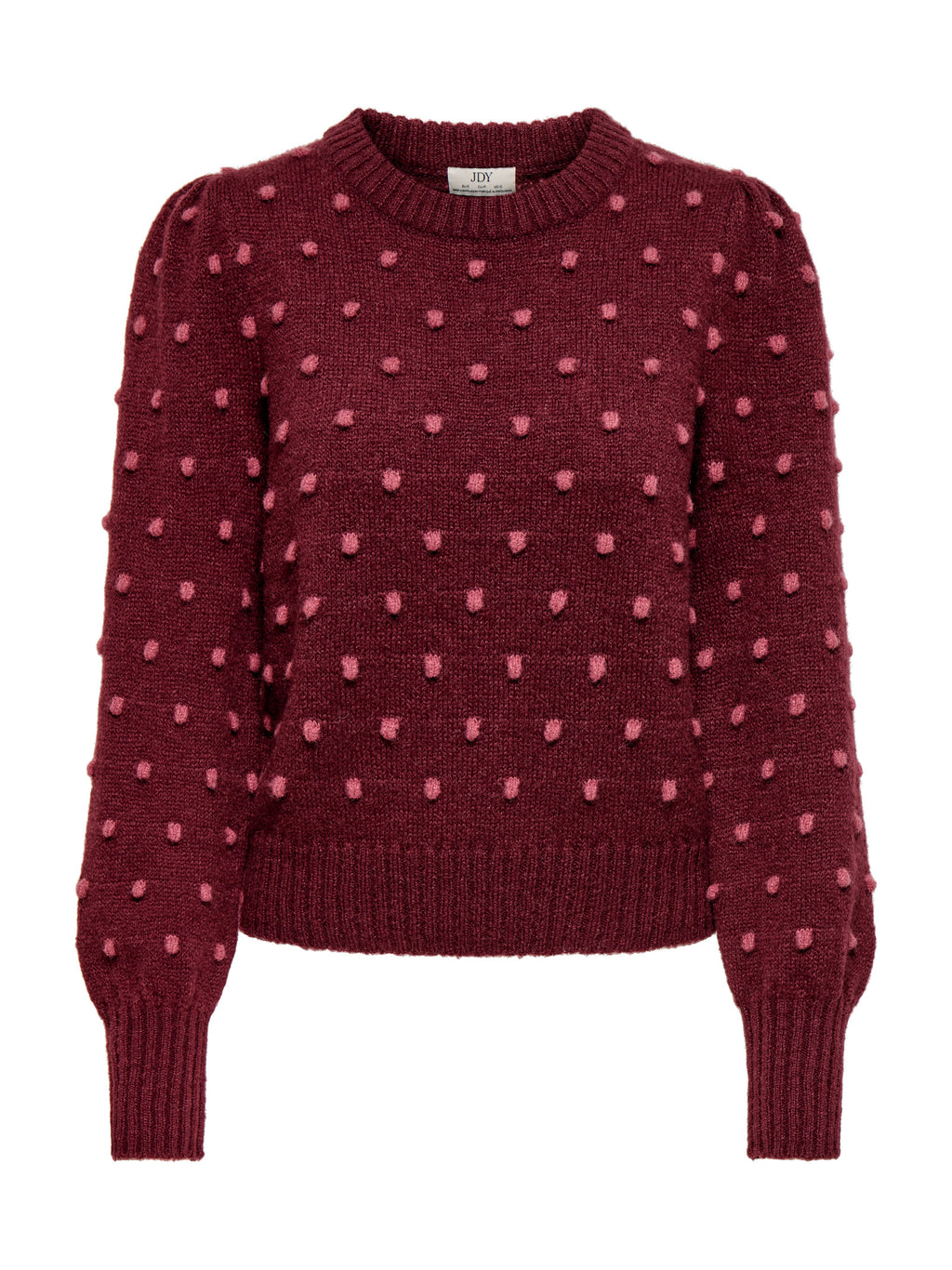Maglia Jdy Sigrid Bordeaux con pois 15304813 /Windsor Wine JDY 