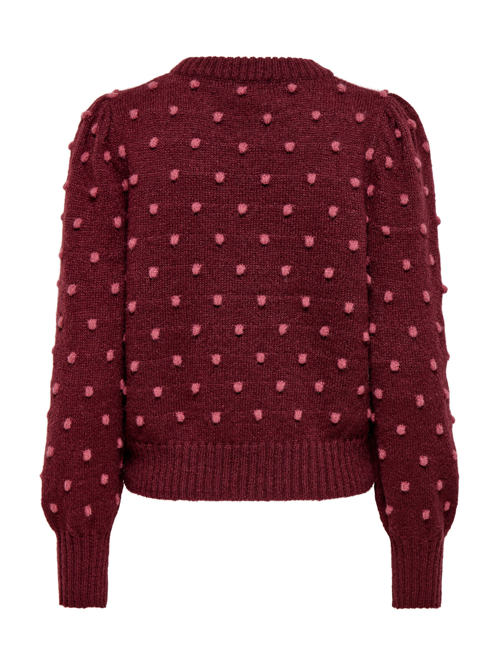 Maglia Jdy Sigrid Bordeaux con pois 15304813 /Windsor Wine JDY 