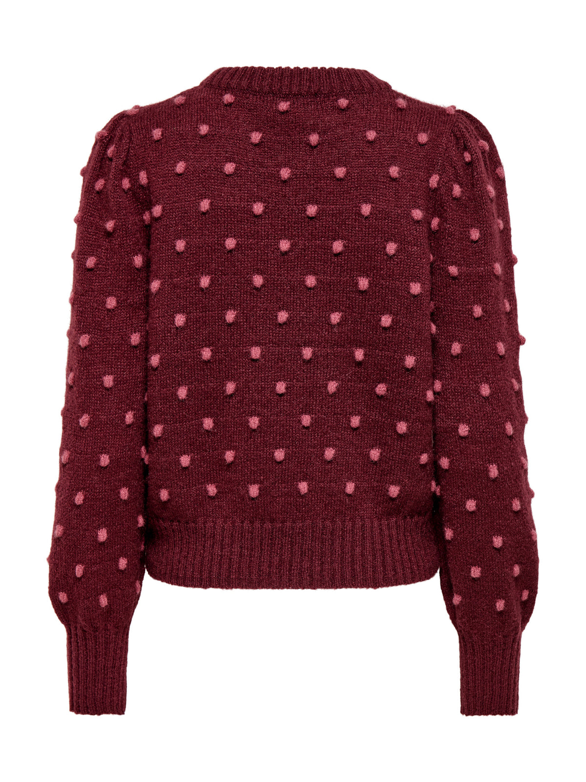 Maglia Jdy Sigrid Bordeaux con pois 15304813 /Windsor Wine JDY 