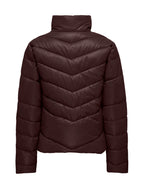 Piumino JDY Fiona Marrone con trapuntatura a V 15330086 /Chocolate Torte JDY 