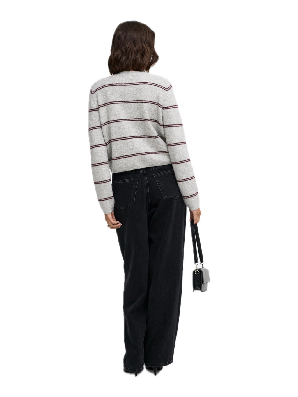 Cardigan JDY Cloe Grigio 15330581 /Light Grey Melange JDY 
