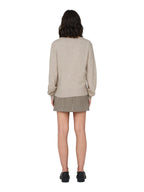 Maglia JDY Rue Beige con scollo ampio 15330648 /Chateau Gray JDY 