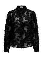 Camicia JDY Maia Nera in tessuto semitrasparente 15332572 /Black JDY 