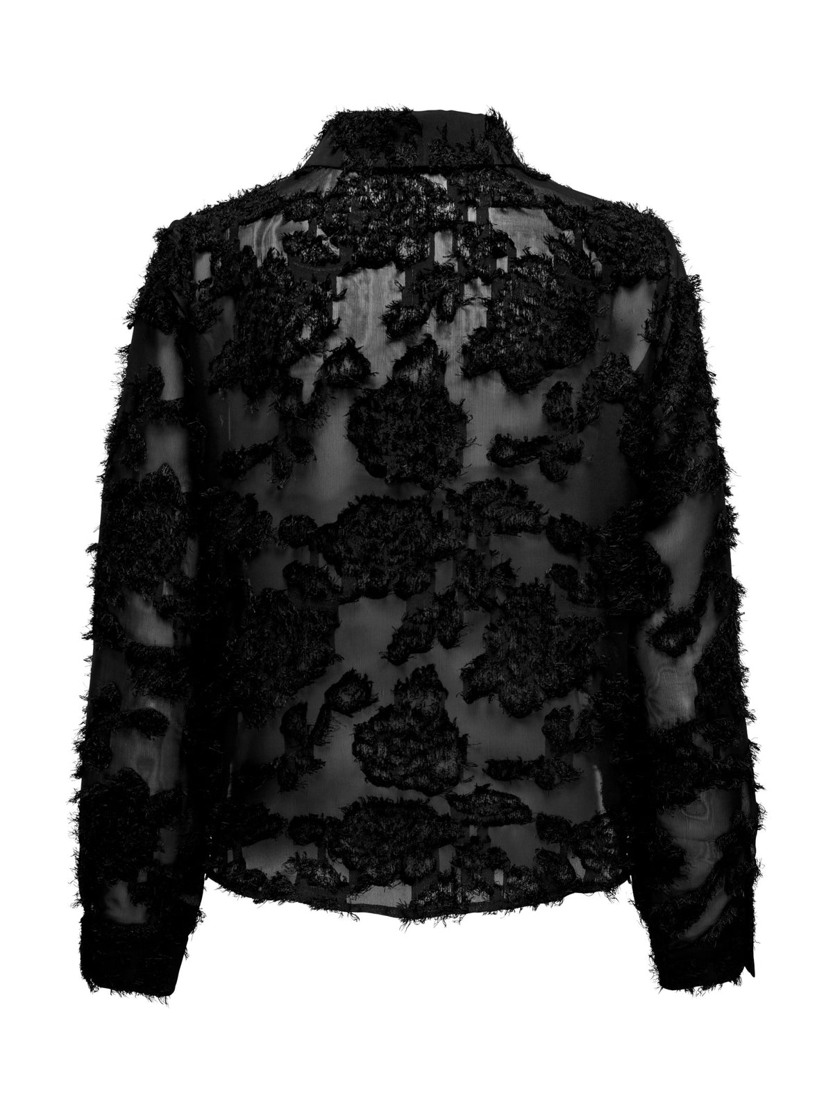 Camicia JDY Maia Nera in tessuto semitrasparente 15332572 /Black JDY 