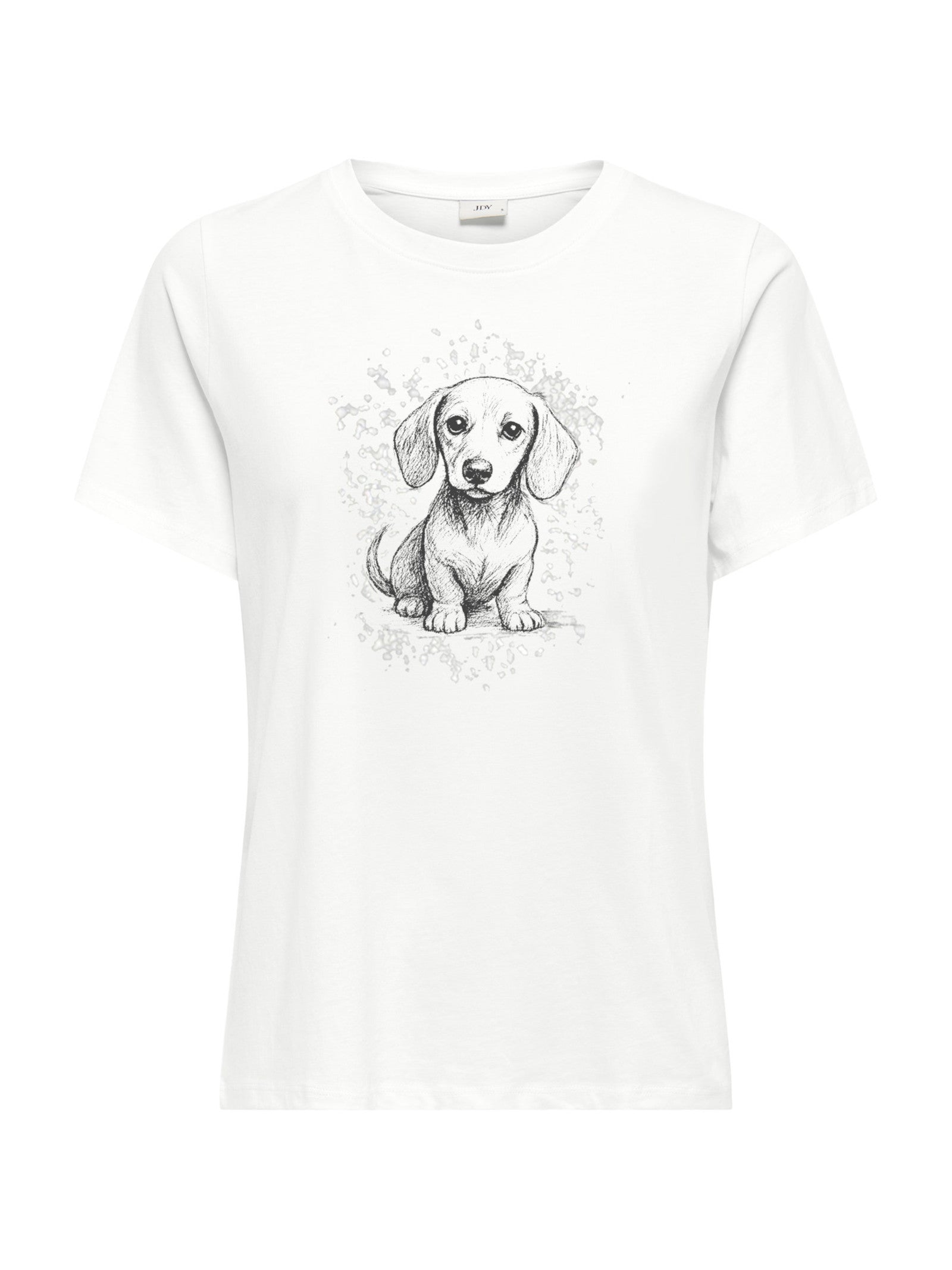 T-shirt JDY Bibbi Bianco con stampa 15356686 /Cloud Dancer JDY 