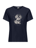 T-shirt JDY Bibbi Blu con stampa 15356686 /Sky Captain JDY 