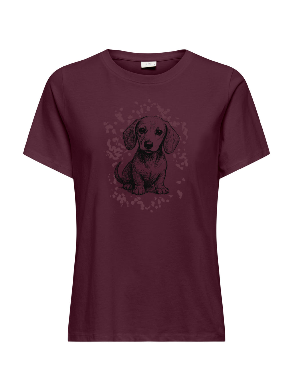 T-shirt JDY Bibbi Bordeaux con stampa 15356686 /Windsor Wine JDY 