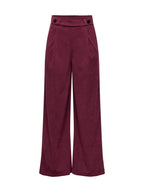 Pantaloni JDY Geggo Bordeaux in velluto a coste 15357186 /Windsor Wine JDY 