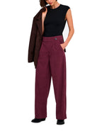 Pantaloni JDY Geggo Bordeaux in velluto a coste 15357186 /Windsor Wine JDY 