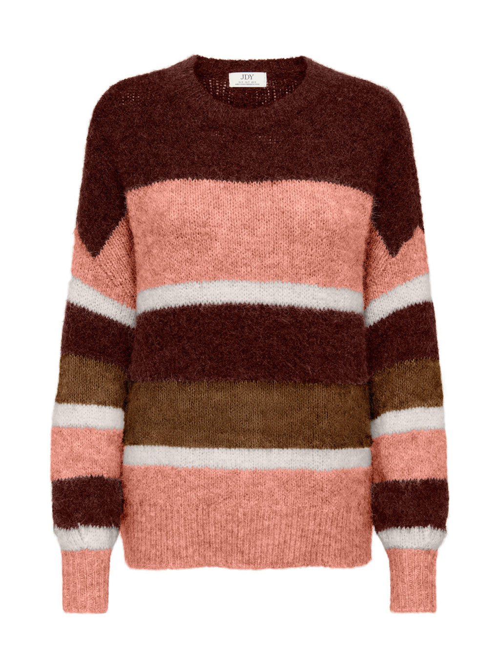 Maglia JDY Zoey Rosa girocollo a righe 15359620 /Andorra JDY 