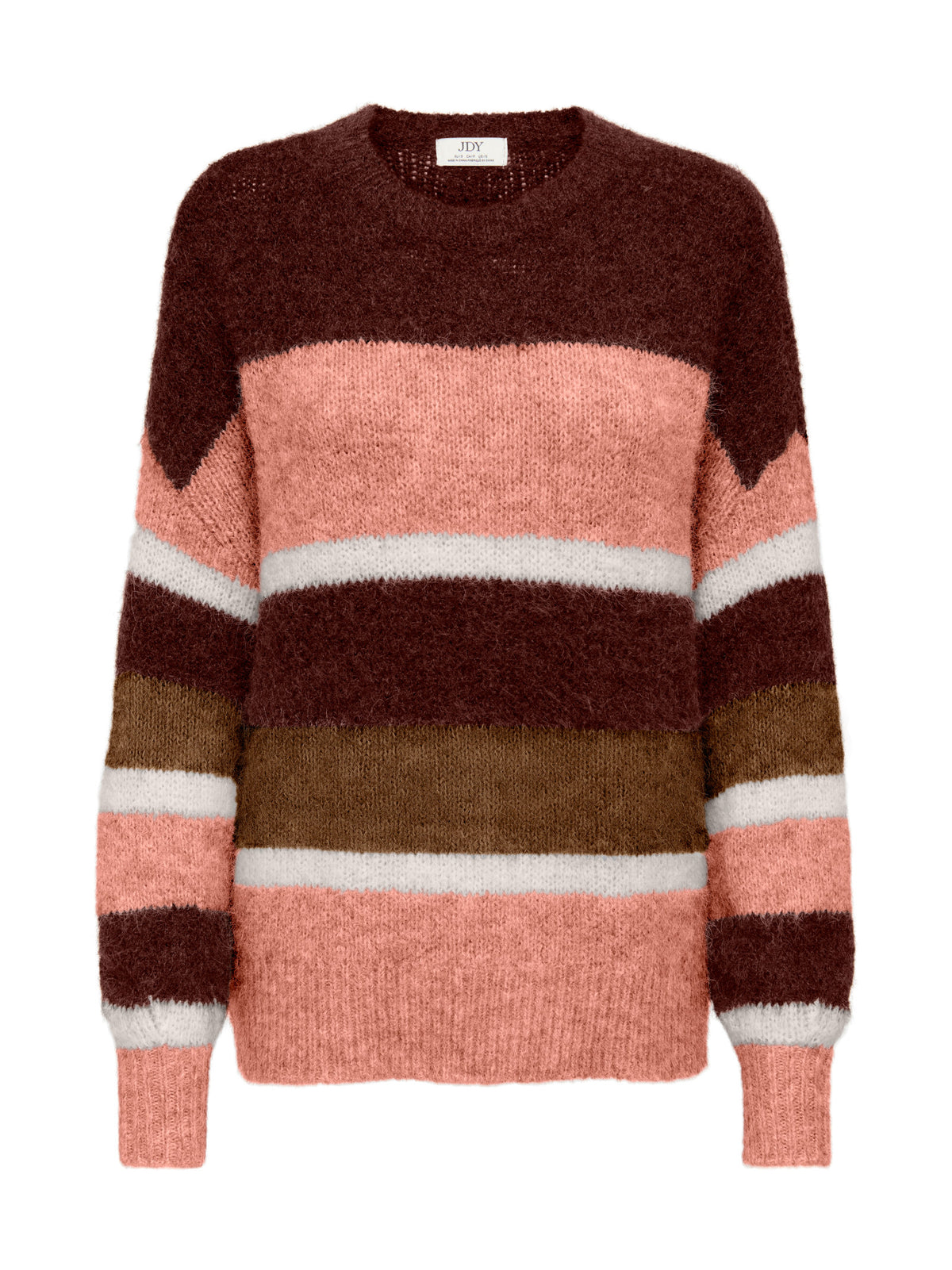 Maglia JDY Zoey Rosa girocollo a righe 15359620 /Andorra JDY 