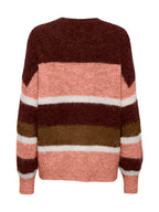 Maglia JDY Zoey Rosa girocollo a righe 15359620 /Andorra JDY 