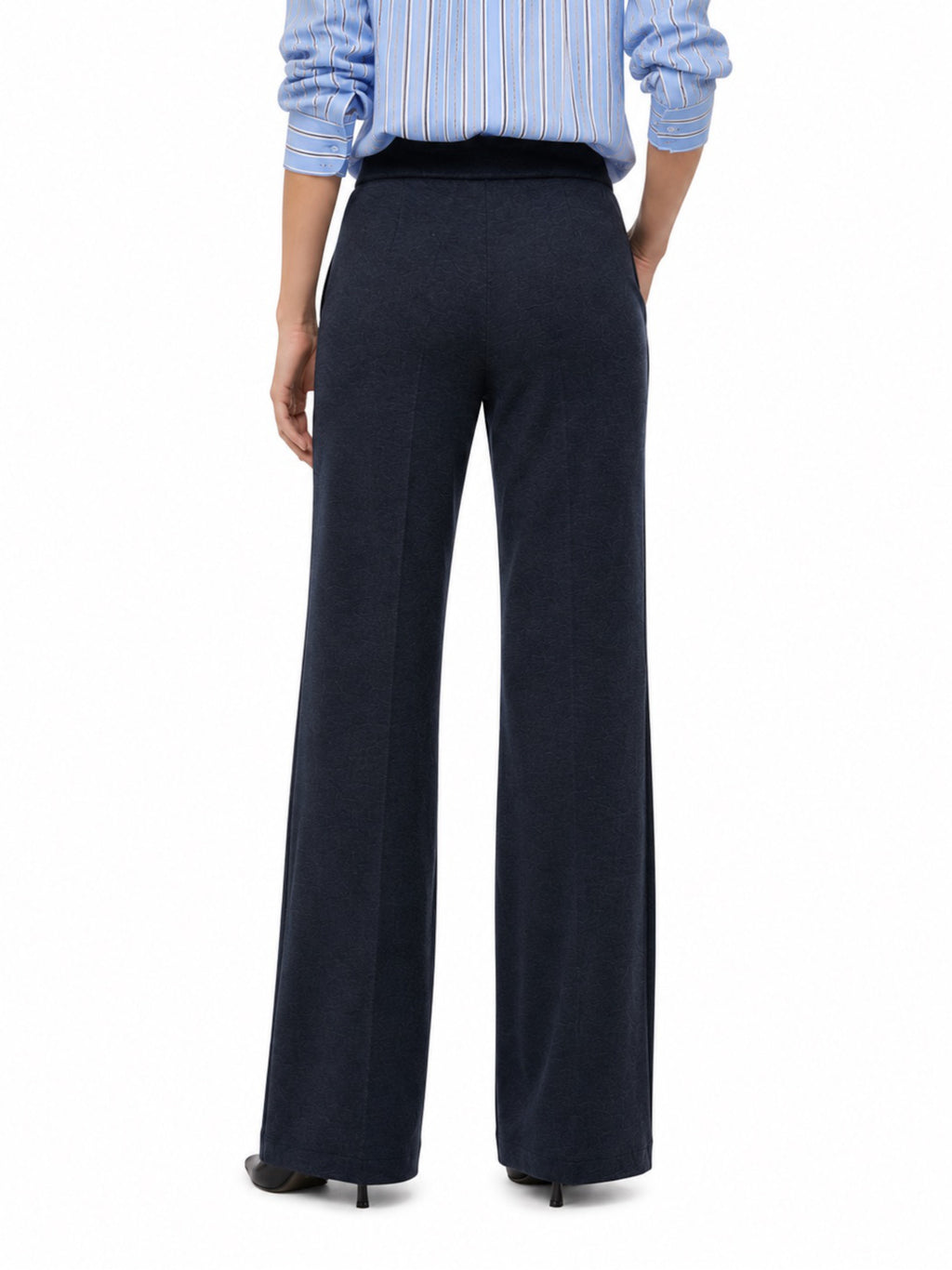 Pantalone JDY Risso Nero wide leg a vita alta 15359919 /Black JDY 