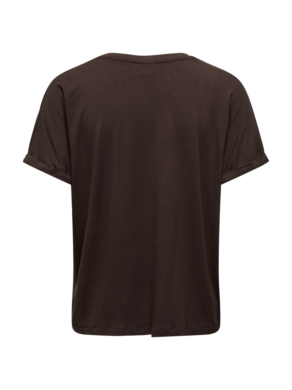 T-shirt JDY Sissy Marrone con scollo a V 15364526 /Coffee Bean JDY 