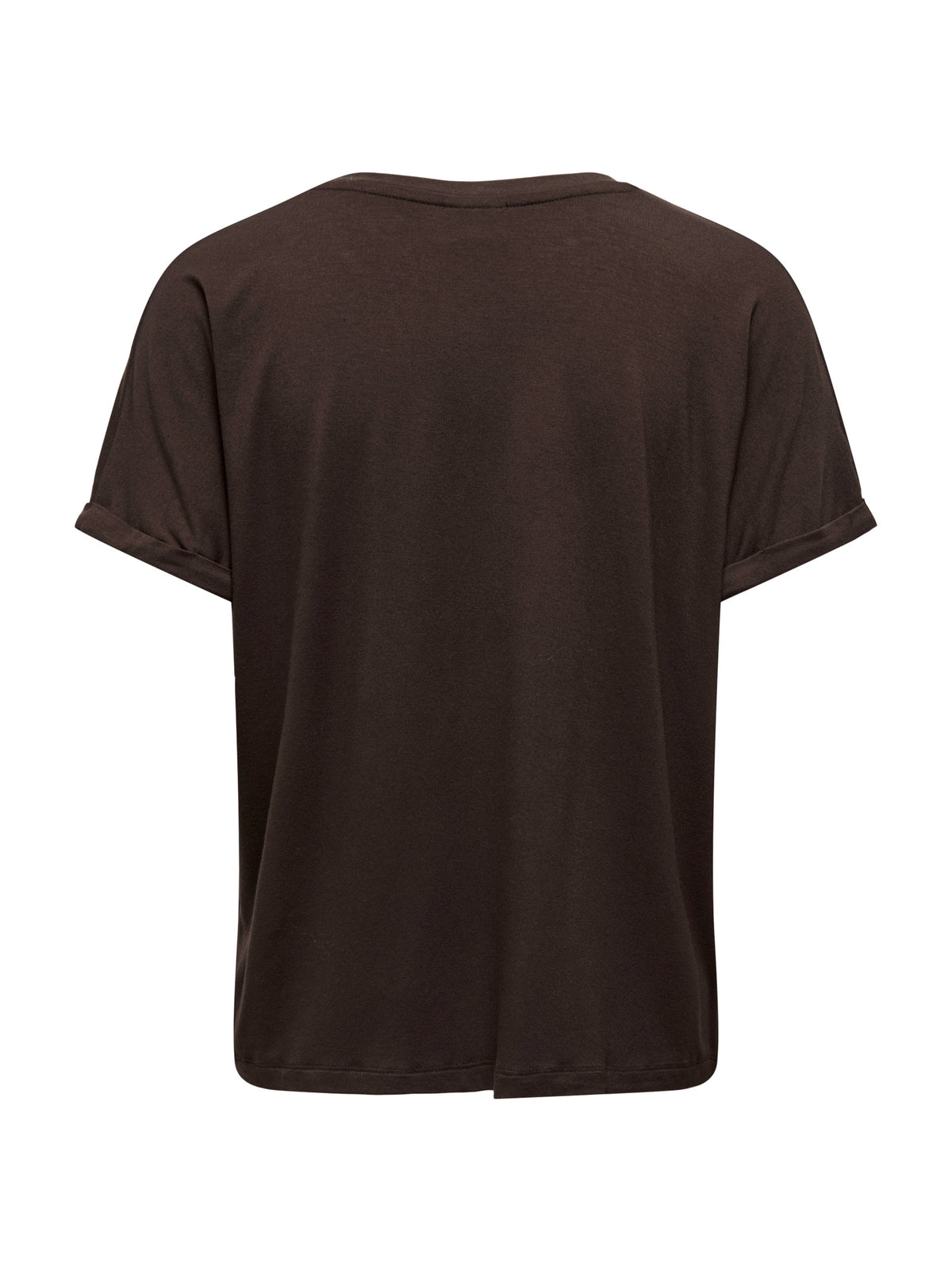 T-shirt JDY Sissy Marrone con scollo a V 15364526 /Coffee Bean JDY 
