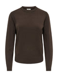Maglia JDY Malou Marrone girocollo 15370787 /Chocolate Torte JDY 