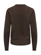 Maglia JDY Malou Marrone girocollo 15370787 /Chocolate Torte JDY 