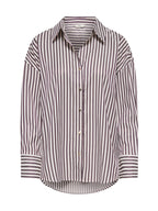 Camicia JDY Vesper Bianco Vinaccia a righe verticali 15370877 /PLUM Cloud Dancer JDY 