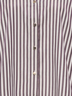 Camicia JDY Vesper Bianco Vinaccia a righe verticali 15370877 /PLUM Cloud Dancer JDY 