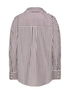 Camicia JDY Vesper Bianco Vinaccia a righe verticali 15370877 /PLUM Cloud Dancer JDY 