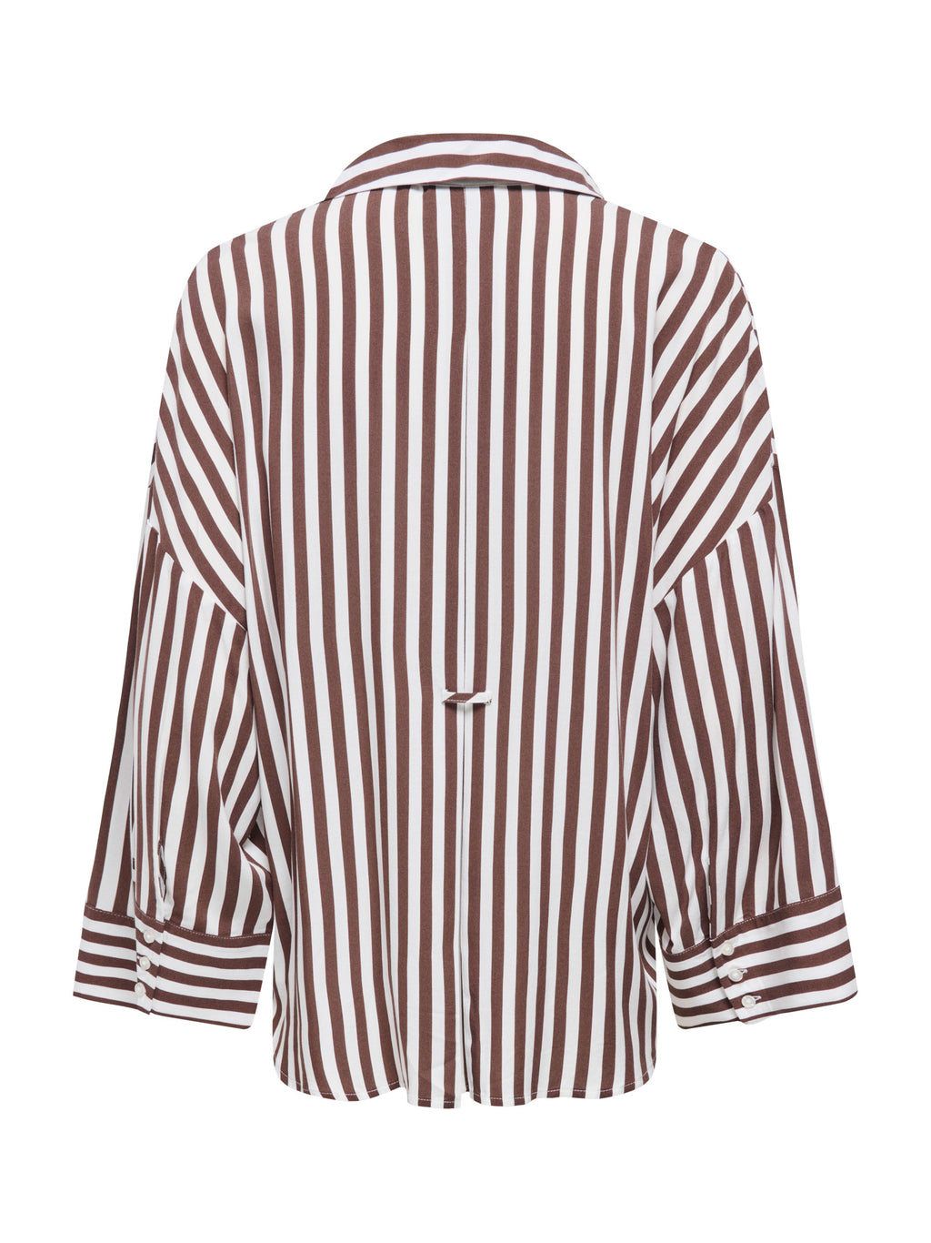 Camicia JDY Bianco Marrone Laurel maniche lunghe 15376486 /White Coffee Bean JDY 