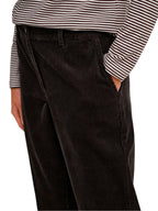 Pantalone JDY Shiraz Marrone in velluto a coste 15376602 /Chocolate Torte JDY 