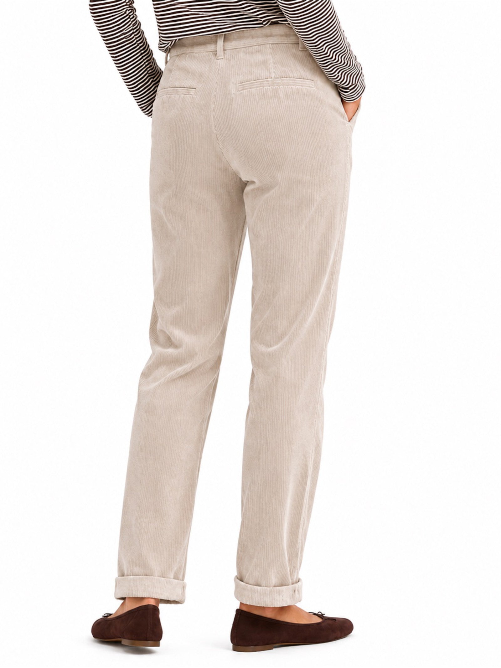 Pantalone JDY Shiraz Panna in velluto a coste 15376602 /Moonbeam JDY 