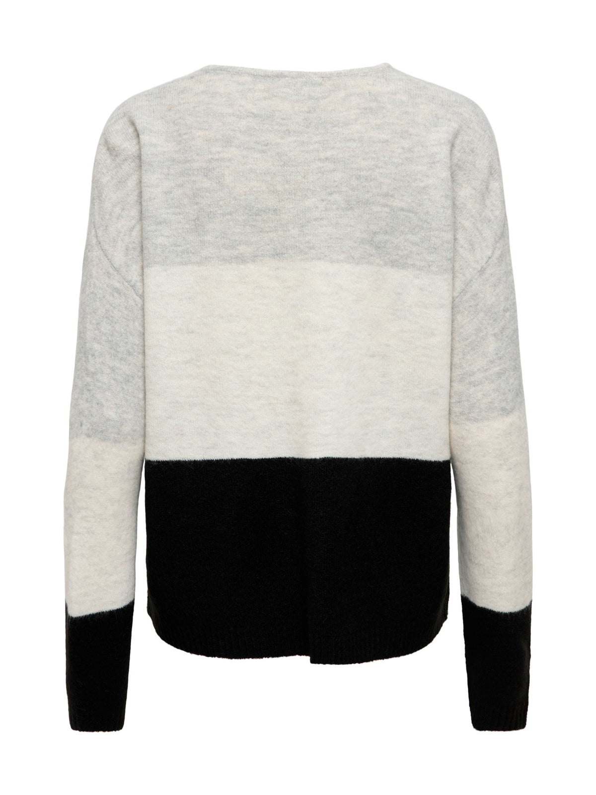 Maglia JDY Elanora Grigio con scollo a V 15376813 /Black JDY 