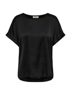 Blusa JDY Fifi Nero dall'effetto satinato 15379643 /Black JDY 