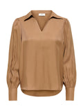 Blusa JDY Fia Bronzo dall'effetto satinato 15379668 /Sepia JDY 