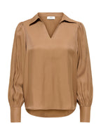 Blusa JDY Fia Bronzo dall'effetto satinato 15379668 /Sepia JDY 