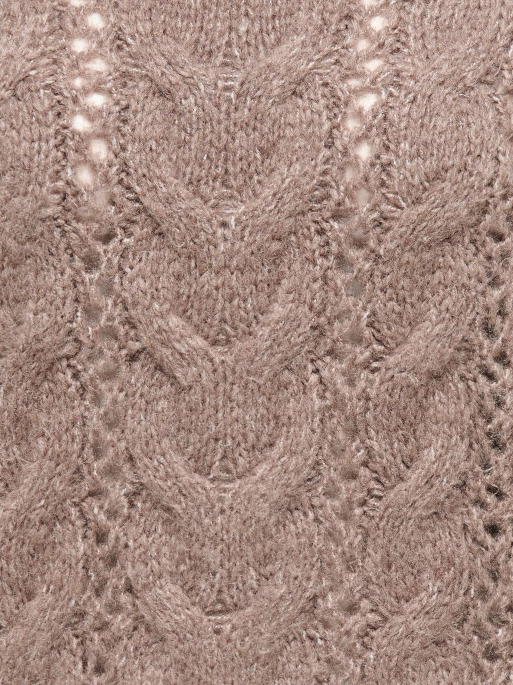 Maglia JDY Dinea Marrone con lavorazione a trecce 15379749 /Brownie JDY 