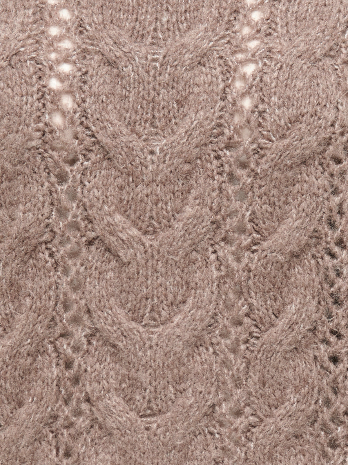 Maglia JDY Dinea Marrone con lavorazione a trecce 15379749 /Brownie JDY 