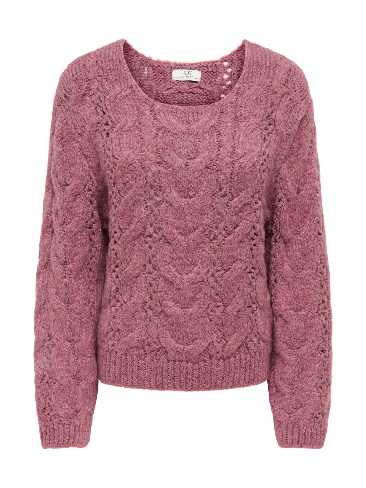 Maglia JDY Dinea Malva con lavorazione a trecce 15379749 /Grape Shake JDY 